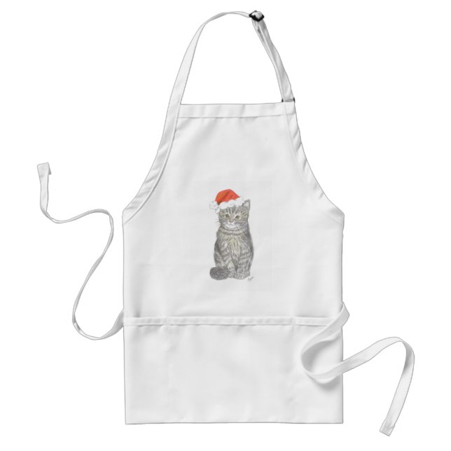Delantal Christmas Kitten Apron (Frente)