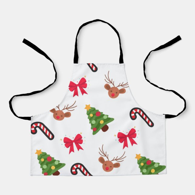 Delantal Christmas pattern (Anverso)