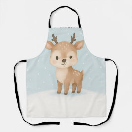Delantal christmas reindeer cute festive cooking