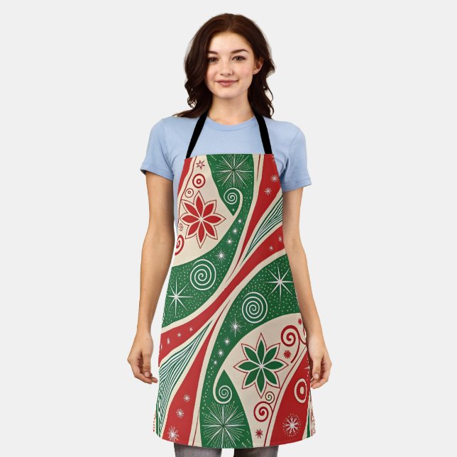 Delantal Christmas Vibes (Gastado)