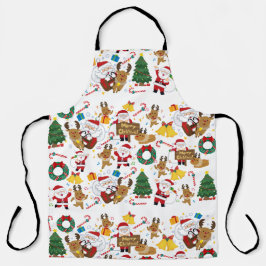 Delantal christmast pattern 