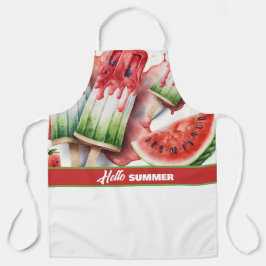 Delantal Ciclos y sandía, HELLO SUMMER