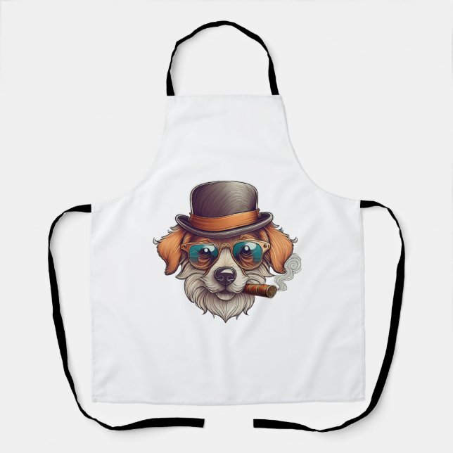 Delantal Cigar Dog (Anverso)