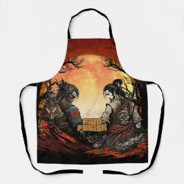 Delantal Cineasta Kung Fu Película Película Película Pelea