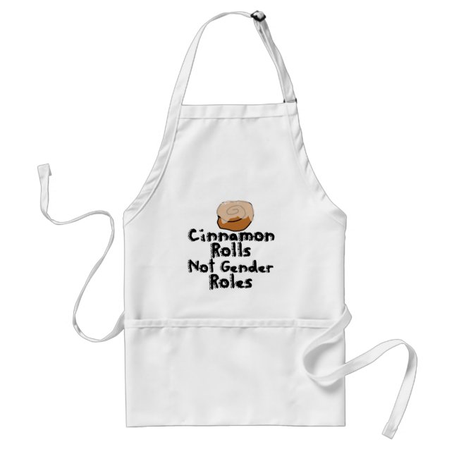 Delantal Cinnamon Rolls no roles de género (Frente)
