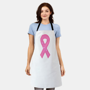 Delantal Cinta De Concienciación Sobre El Cáncer De Mama Co
