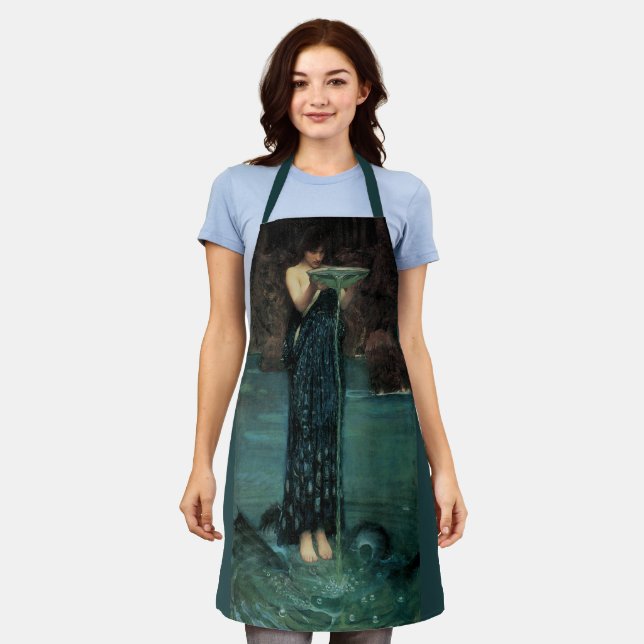 Delantal Circe Invidiosa por John William Waterhouse (Gastado)