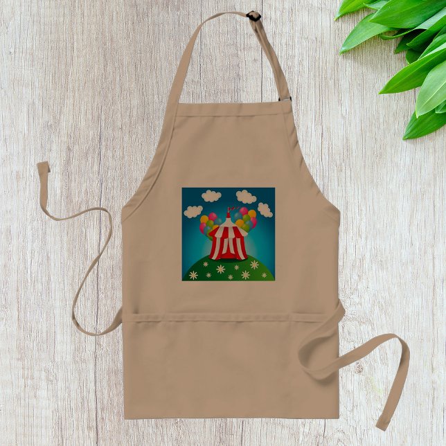 Delantal Circo Rojo Tienda Apron (Subido por el creador)