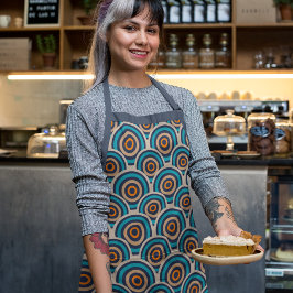 Delantal Círculos retro