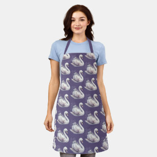 Delantal Cisne acuático con Florencia Lavender