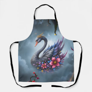Delantal Cisne de la Luna Coronada - Guardián del Lago Sile