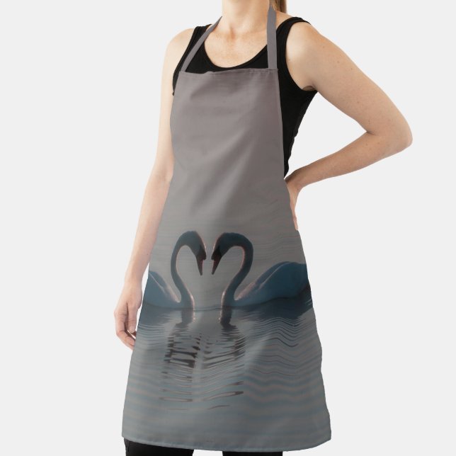 Delantal Cisnes en el lago (in situ)