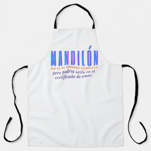 Delantal cita de mandilón
