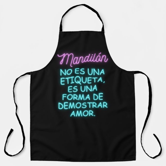 Delantal cita de mandilón (Anverso)
