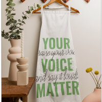 Cita de motivación positiva de verde para tu voz