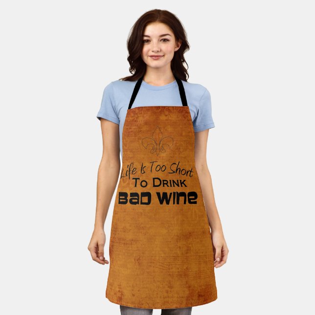 Delantal ¡Cita De Vino Divertido Apron! (Gastado)