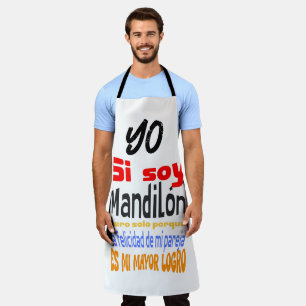 Delantal cita de yo si soy mandilon