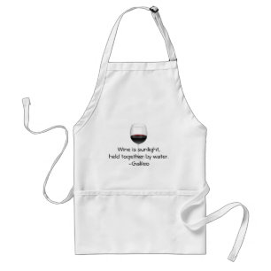 Delantal Cita del vino de Galileo