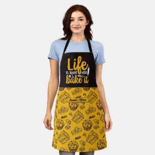 Delantal Cita divertida de Baker Life Cote Patrón de Muffin