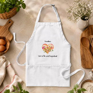 Delantal Cita Divertida de Cocina Amorosa Corazón Dulce Reg