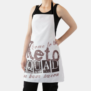 Delantal Cita divertida de la dieta de Keto