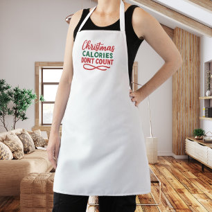Delantal cita divertida de Navidad dieta