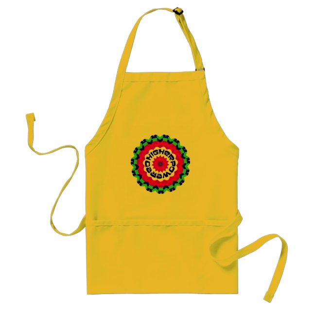 Delantal Cita espiritual de mayor potencia Diseño Kaleidosc (Frente)