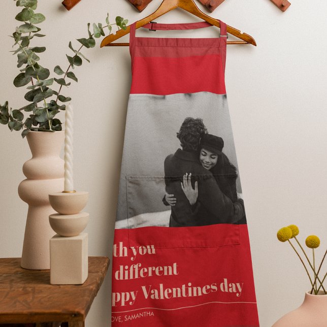 Delantal Cita roja y foto de moda | Valentines Gift (Subido por el creador)