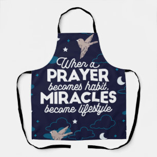 Delantal Citas de oraciones y milagros