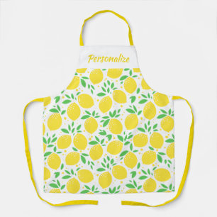 Delantal Cítricos limón Orchard patrón de frutas Cocina 