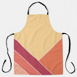 Delantal Citrus creamsicle amarillo elegante verano