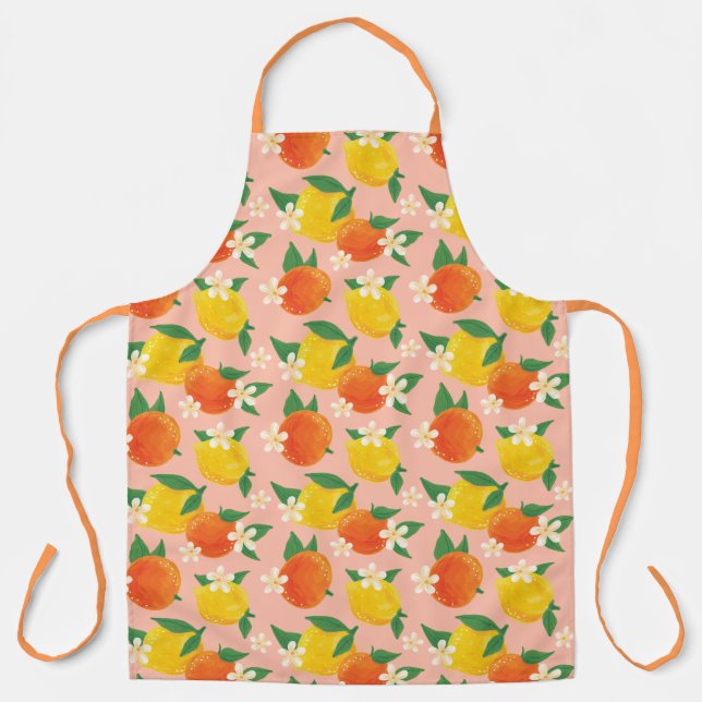 Delantal Citrus Lemon Orange Apron (Anverso)
