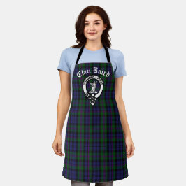 Delantal Clan Baird Escudo Tartán