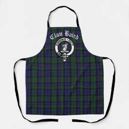 Delantal Clan Baird Escudo Tartán