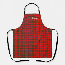 Delantal Clan Butter Tartan Personalizado
