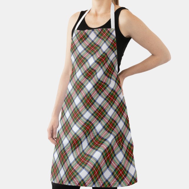 Delantal Clan Chef Stewart Royal Dress Tartan Plaid Pattern (in situ)