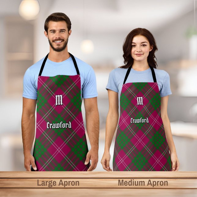 Delantal Clan Crawford Tartan Apron (Subido por el creador)