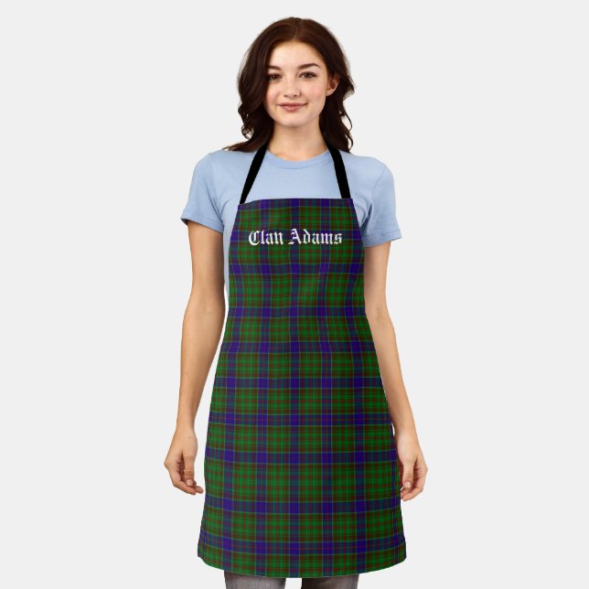 Delantal Clan escocés Adams Tartan (Gastado)