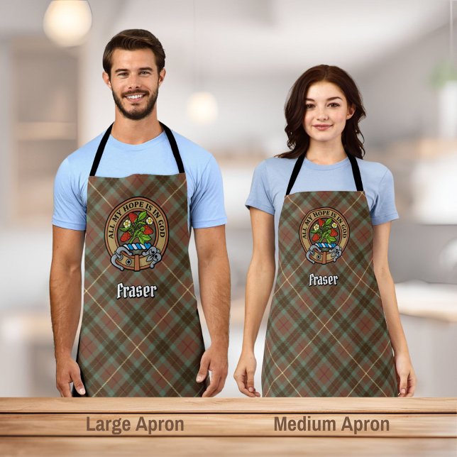 Delantal Clan Fraser Escudo Apron (Subido por el creador)