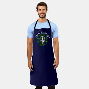 Delantal Clan Lamont Escudo y Personalizable Tartán