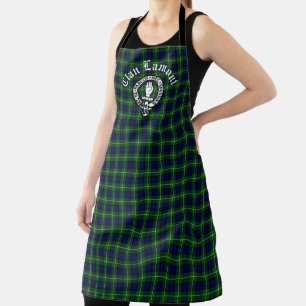 Delantal Clan Lamont Escudo y Tartán