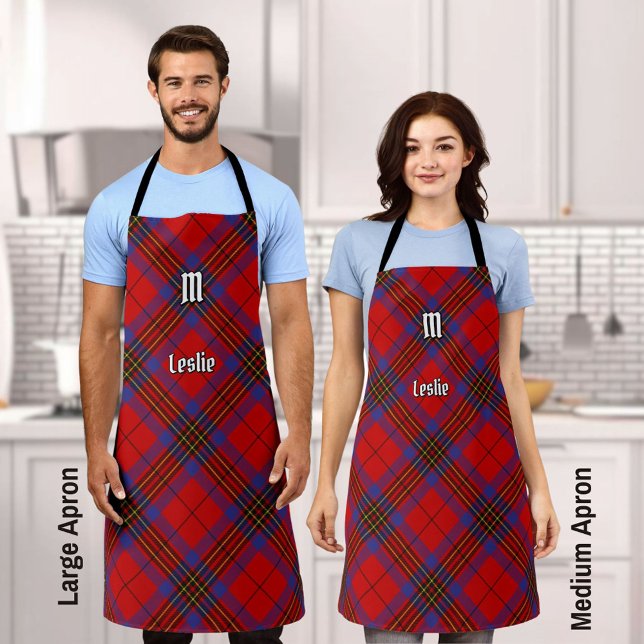 Delantal Clan Leslie Red Tartan (Subido por el creador)
