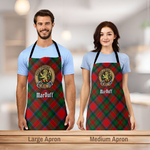 Delantal Clan MacDuff Escudo sobre Tartán