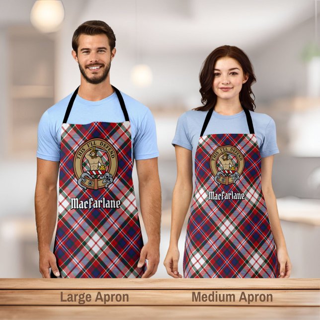 Delantal Clan MacFarlane Escudo por Vestir Tartán (Subido por el creador)