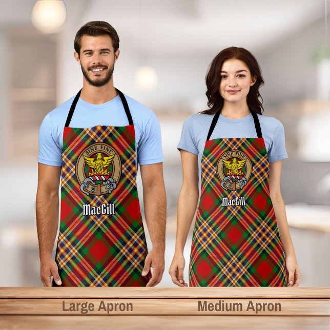Delantal Clan MacGill Escudo por Tartán Apron (Subido por el creador)