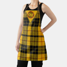 Delantal Clan MacLeod de Lewis Personalizado Escocés