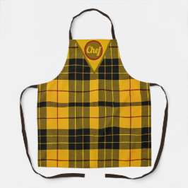 Delantal Clan MacLeod de Lewis Scottish personalizado