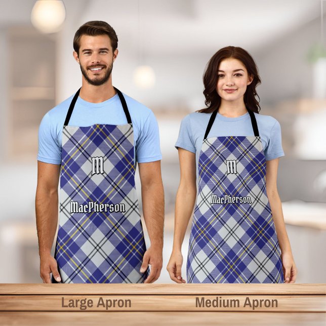 Delantal Clan MacPherson Blue Dress Tartan Apron (Subido por el creador)