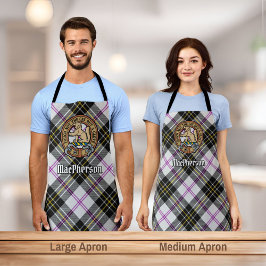 Delantal Clan MacPherson Escudo por Vestir Tartán Apron