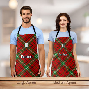 Delantal Clan Morrison Red Tartan Apron